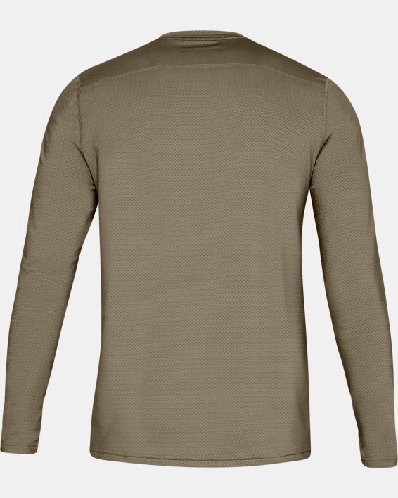 Men's UA Tactical Crew Base Long Sleeve Shirt, Brown, pdpMainDesktop image number 4